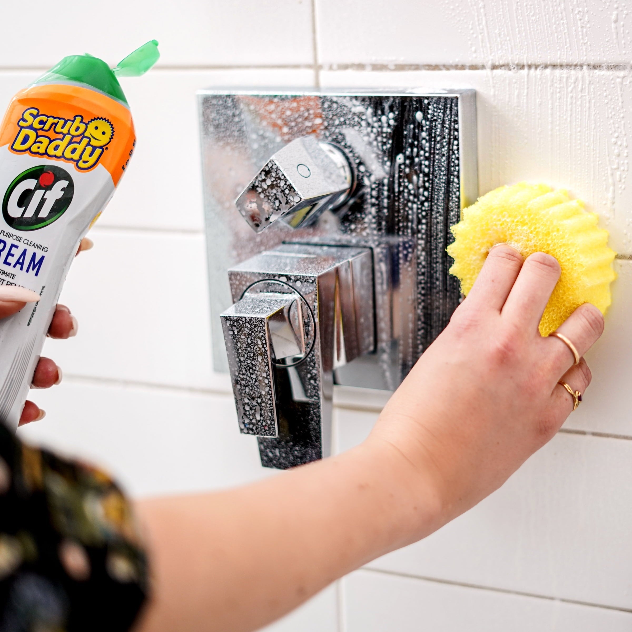 Cif All Purpose Cleaning Cream Multi-Surface Household Cleaner, Lemon Scent, 21 oz, 3 Count
