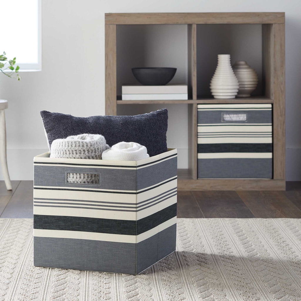 Better Homes & Gardens Collapsible Fabric Cube Storage Bin, Vanilla