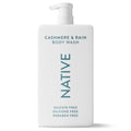 Body Wash, Cashmere & Rain, Sulfate Free, Naturally Derived Ingredients, 24hr Freshness, for Women & Men, 36 fl oz