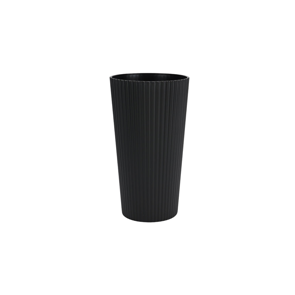 Black Eco-Friendly Recycled Plastic Beverage Tumbler, 26-Ounce