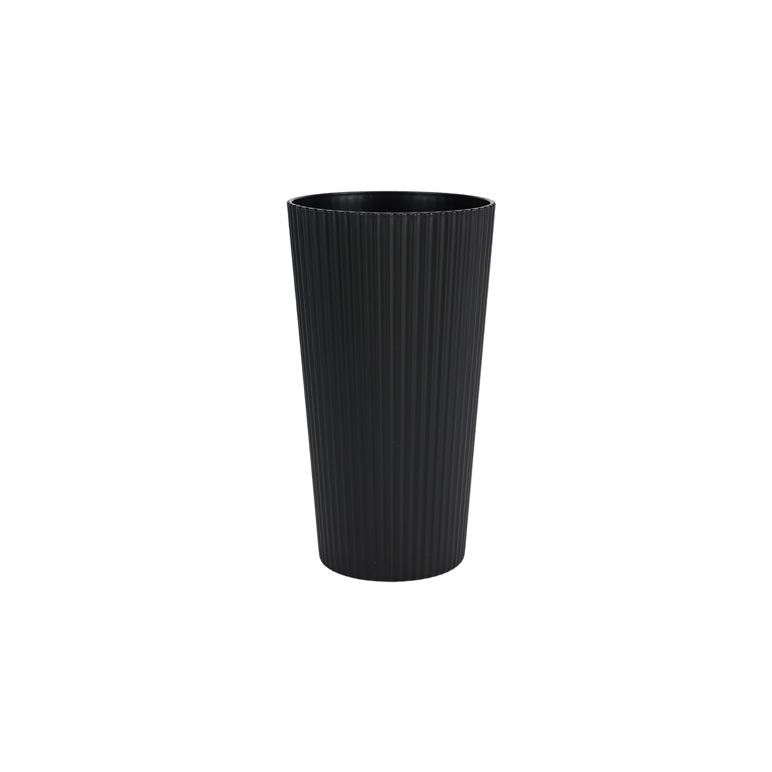 Black Eco-Friendly Recycled Plastic Beverage Tumbler, 26-Ounce