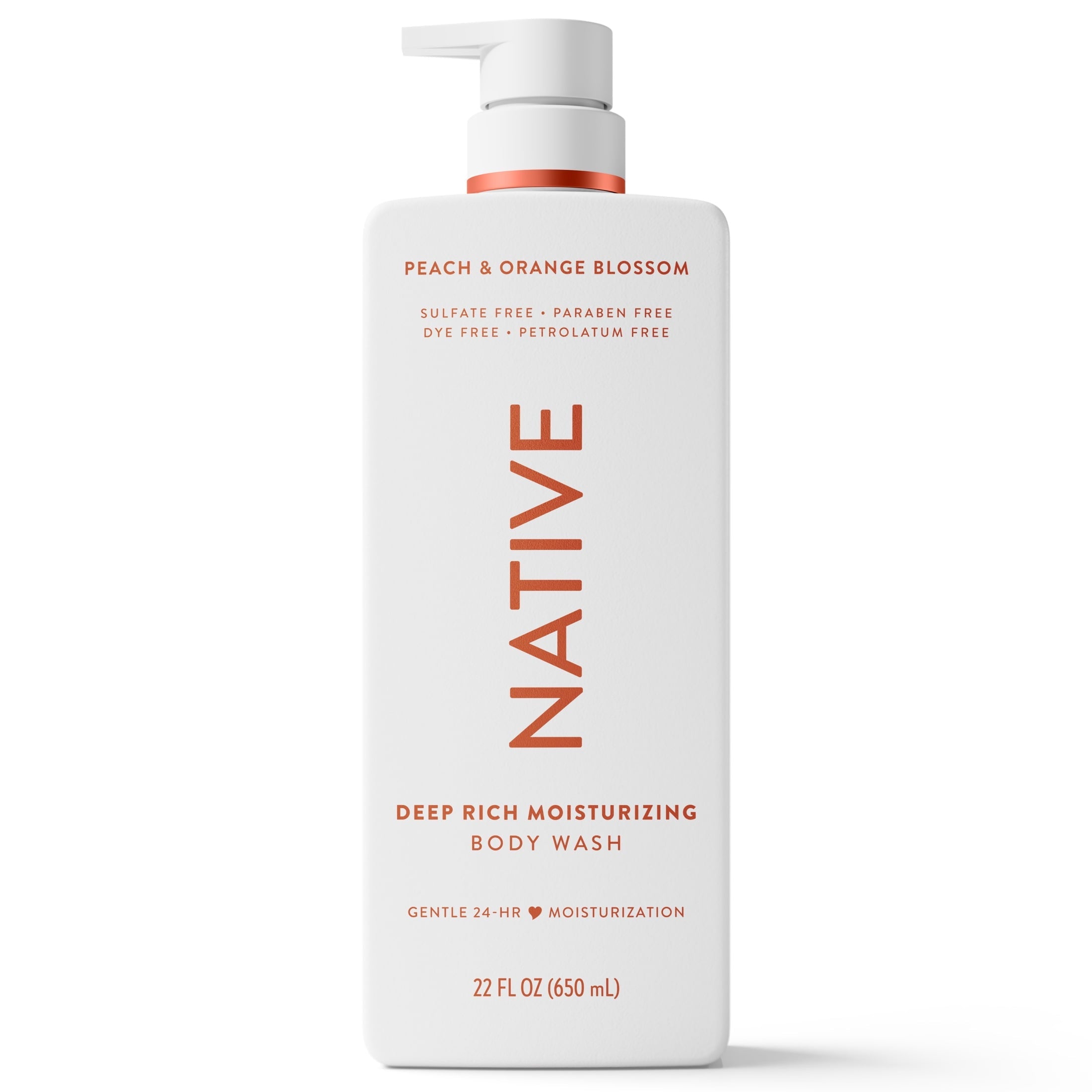 Moisturizing Body Wash Peach & Orange Blossom, 22oz