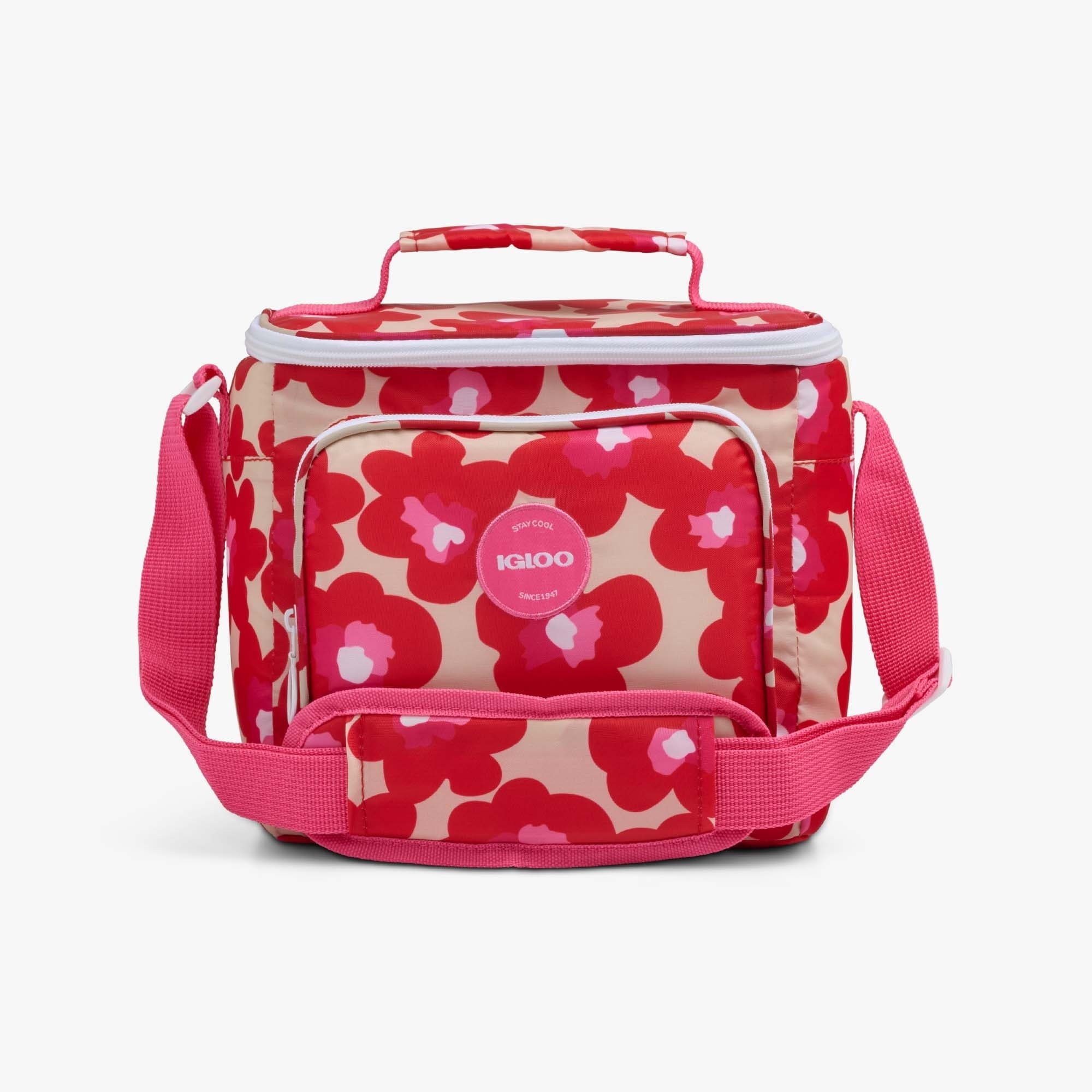9 Can Capacity Retro Square Lunch Bag Cooler, Yellow