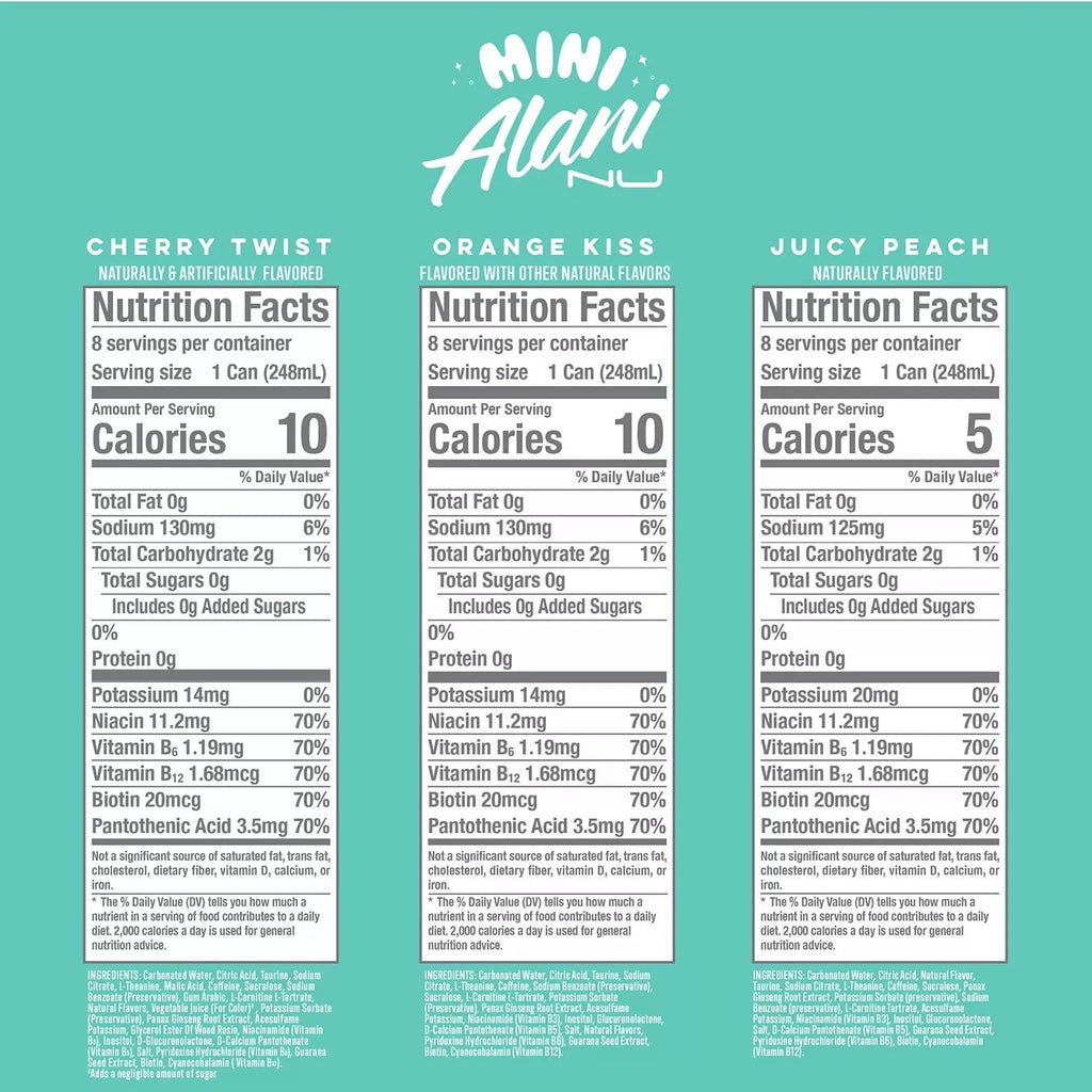 Mini Energy Variety Pack, 8.4 Fluid Ounce (Pack of 24)