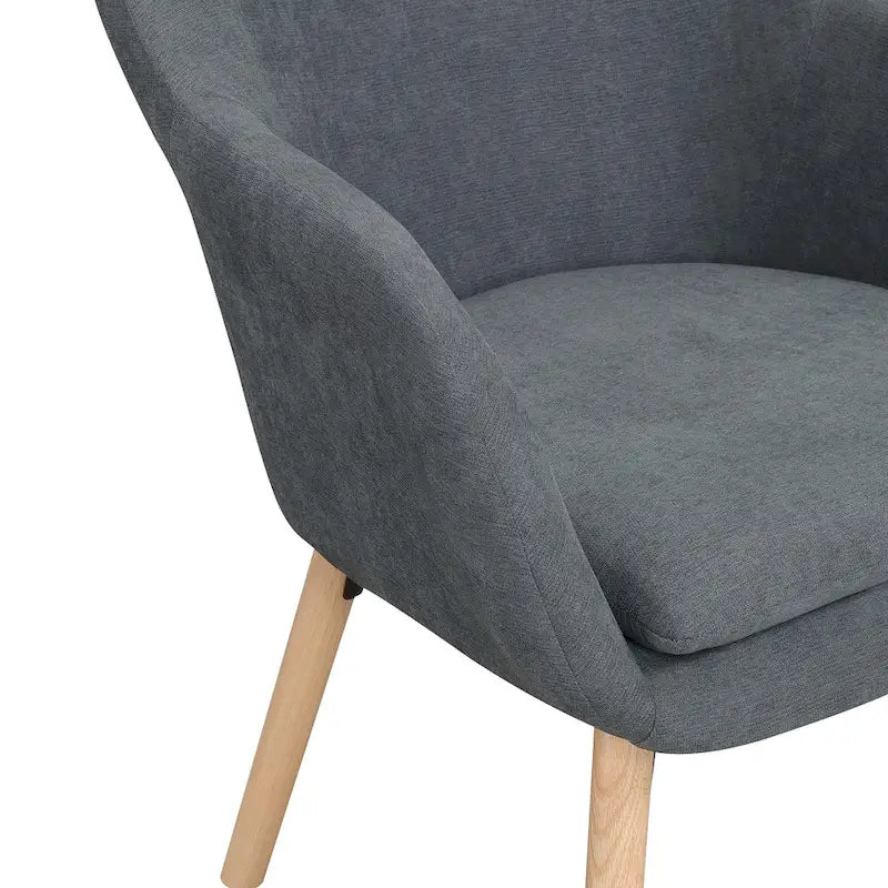 Convenience Concepts Take a Seat Charlotte Wingback Upholstered Accent Armchair