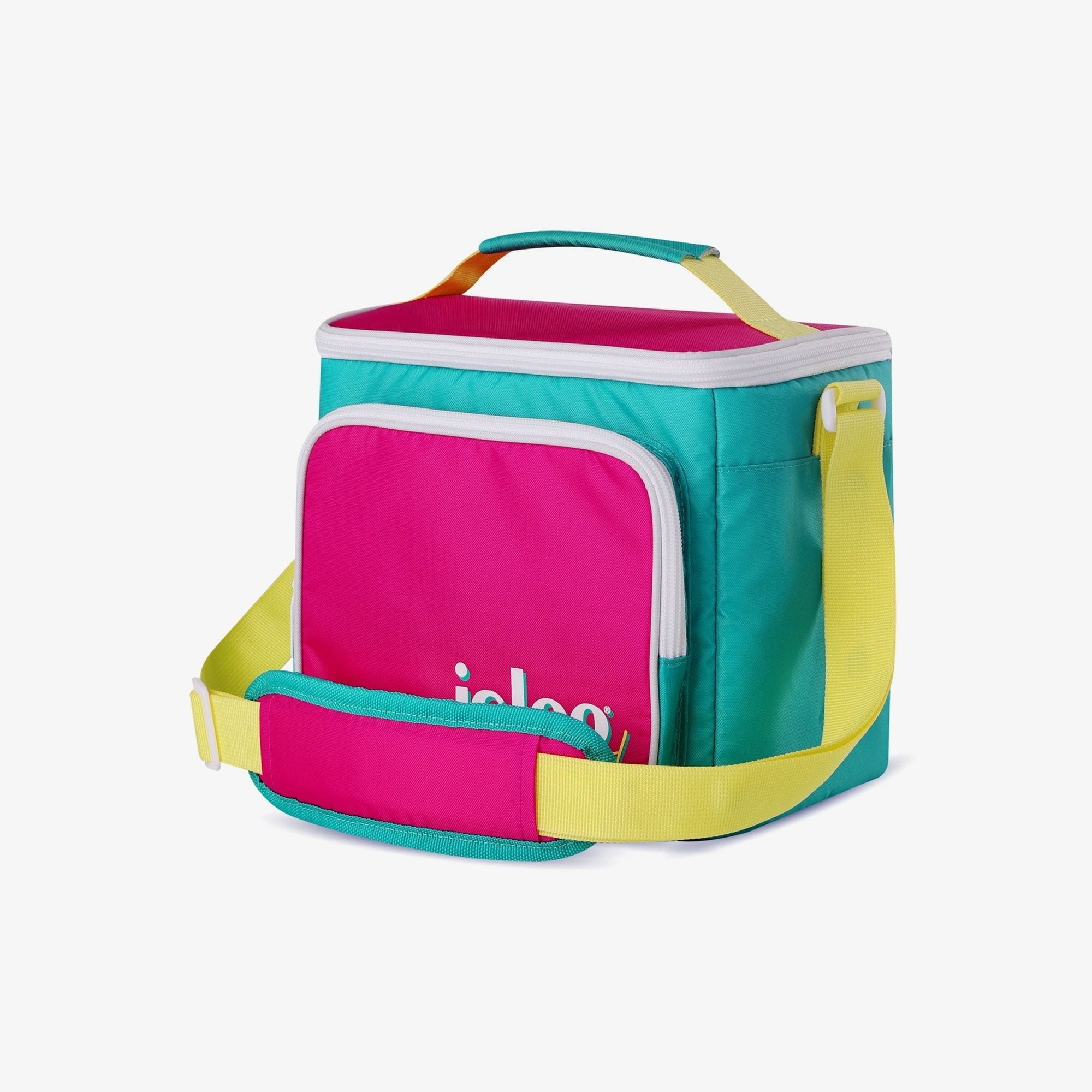 9 Can Capacity Retro Square Lunch Bag Cooler, Yellow