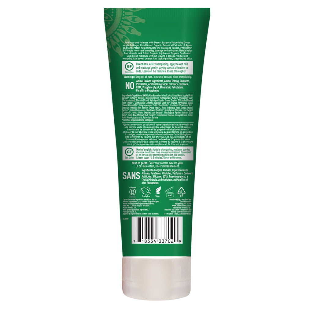Conditioner, Volumizing, Green Apple & Ginger, 8 fl oz (237 ml)