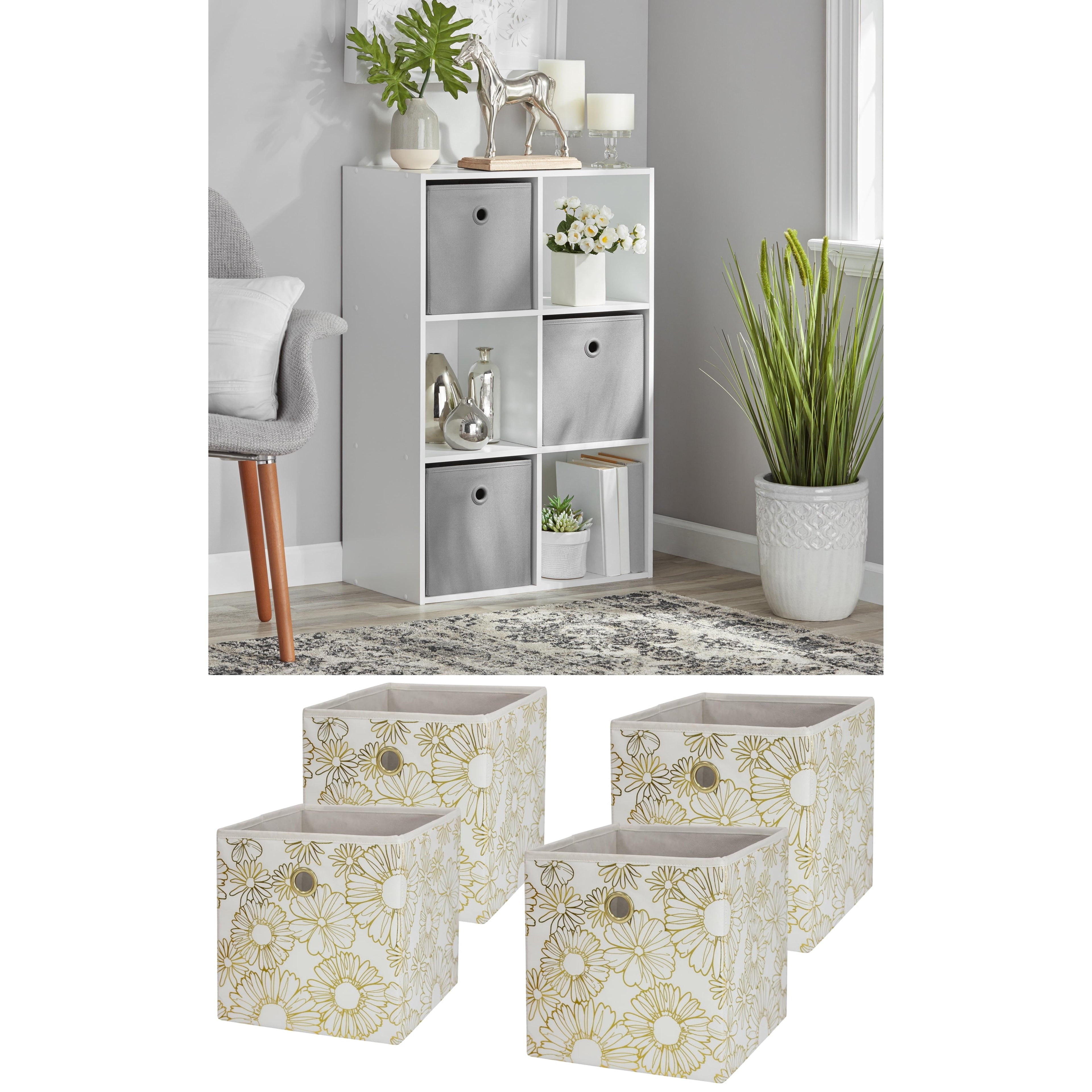 6 Cube Storage Organizer, White