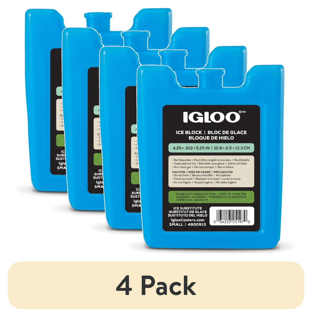 MaxCold Small Ice Freeze Block, Blue, Best Used for Snacks and Lunches to Keep Food Cool