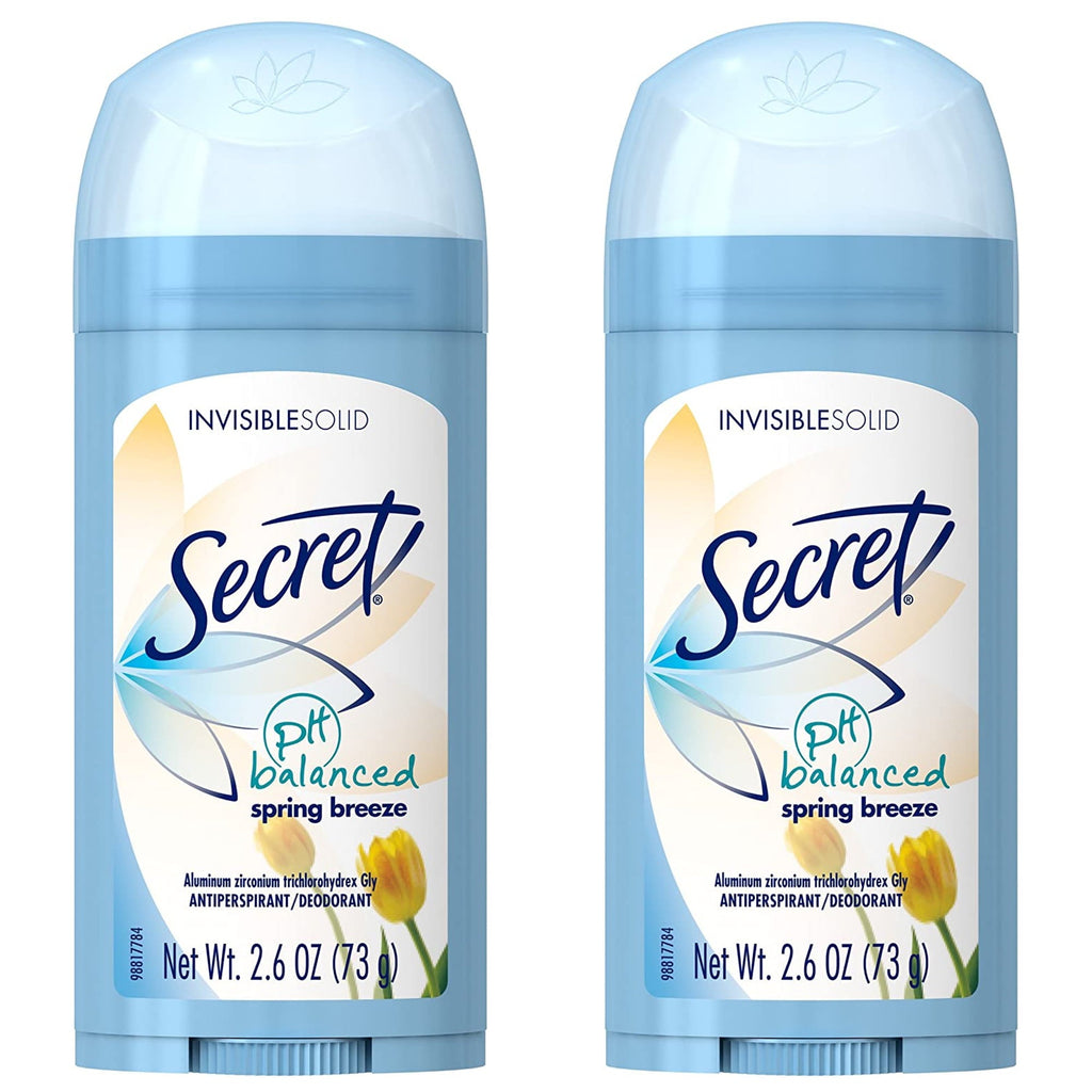 Anti-Perspirant Deodorant Invisible Solid Spring Breeze 2.60 oz (Pack of 2)