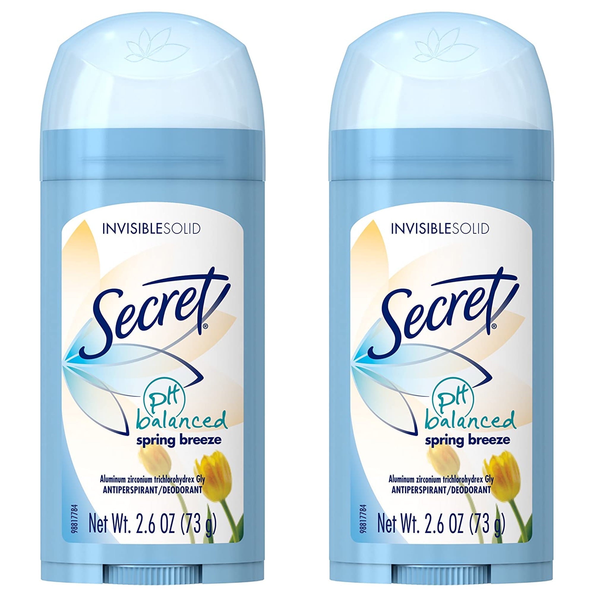 Anti-Perspirant Deodorant Invisible Solid Spring Breeze 2.60 oz (Pack of 2)