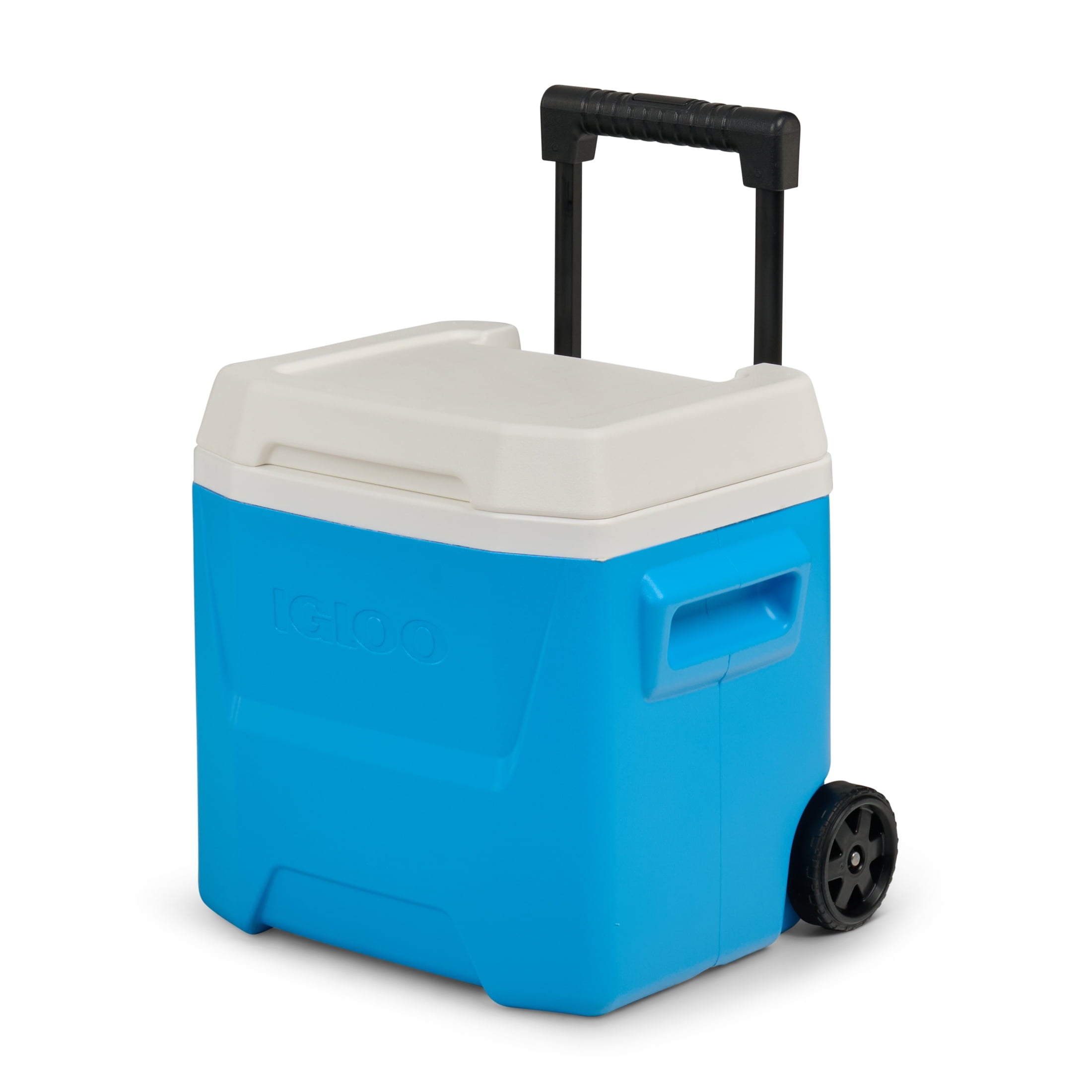 16 QT Laguna Hard Sided Ice Chest Cooler with Wheels, Aqua Blue