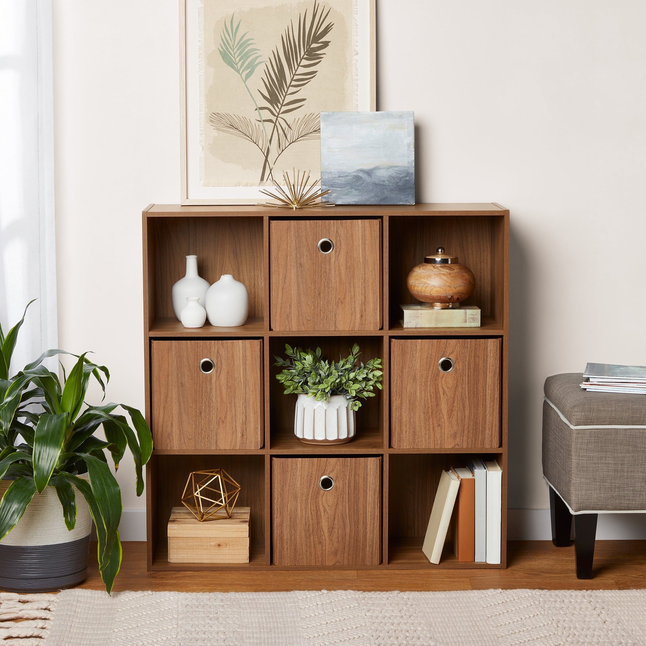 9 Cube Storage Organizer, White
