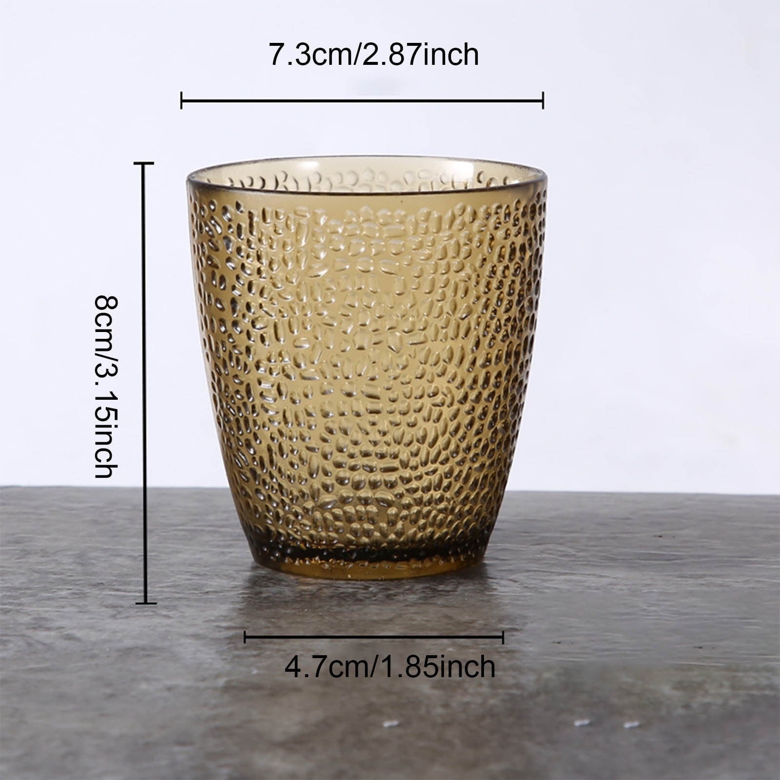 7oz Acrylic Drinking Glasses, 4Pcs Tumblers Drinkware Unbreakable Water Glasses Cups & for Home Outdoors Restaurant, Emerald