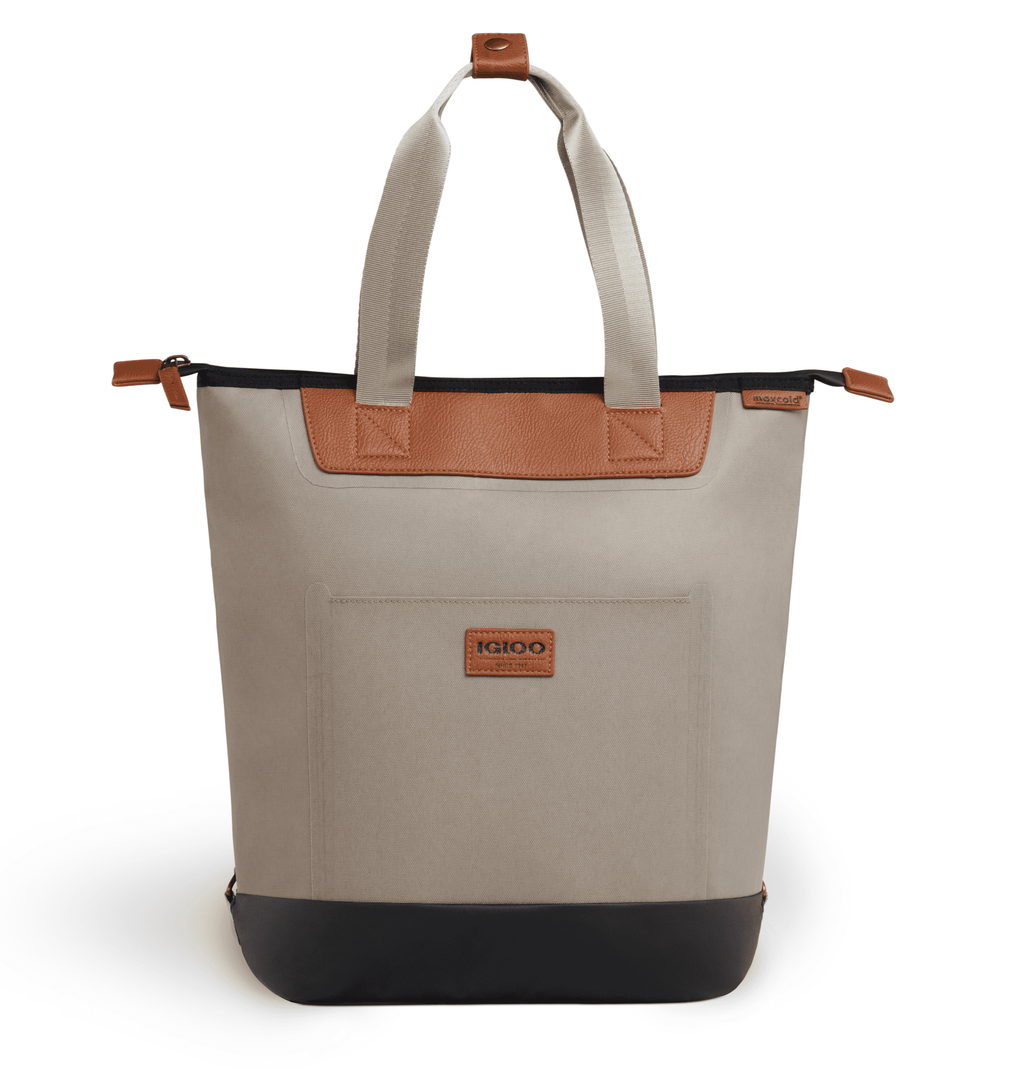 Aura Tote Backpack Soft Sided 16 cans Cooler, Light Green