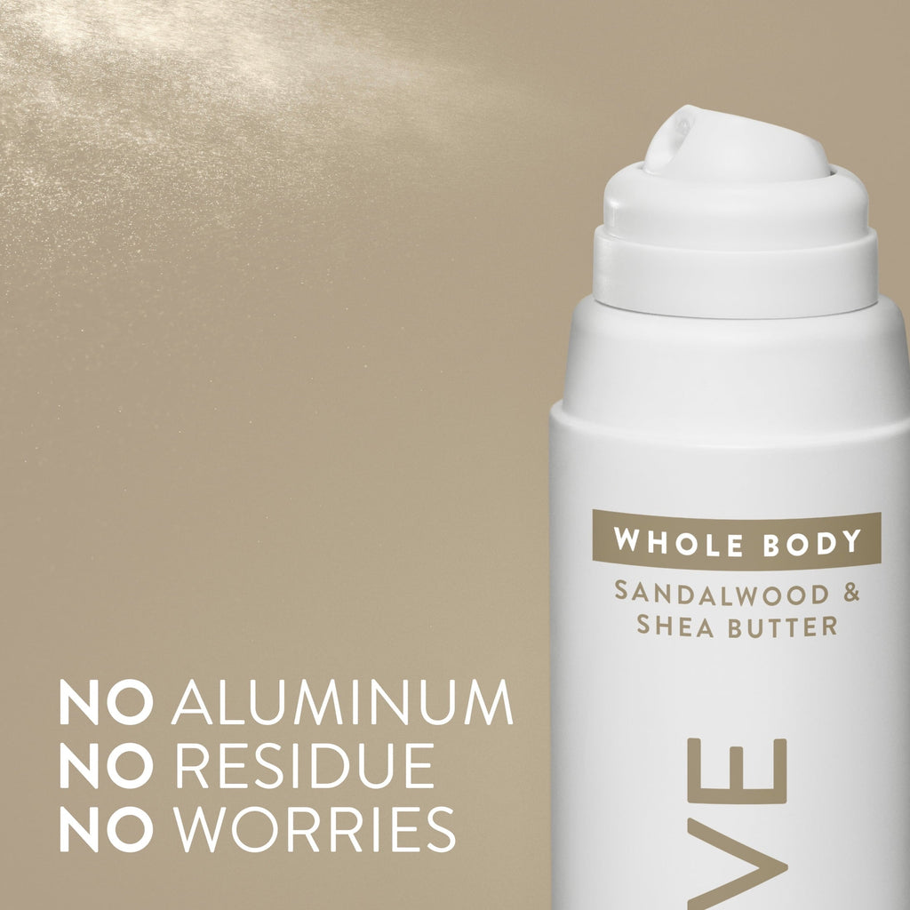 Deodorant Body Spray, Sandalwood & Shea Butter, Aluminum Free, for Women and Men, 3.5 oz