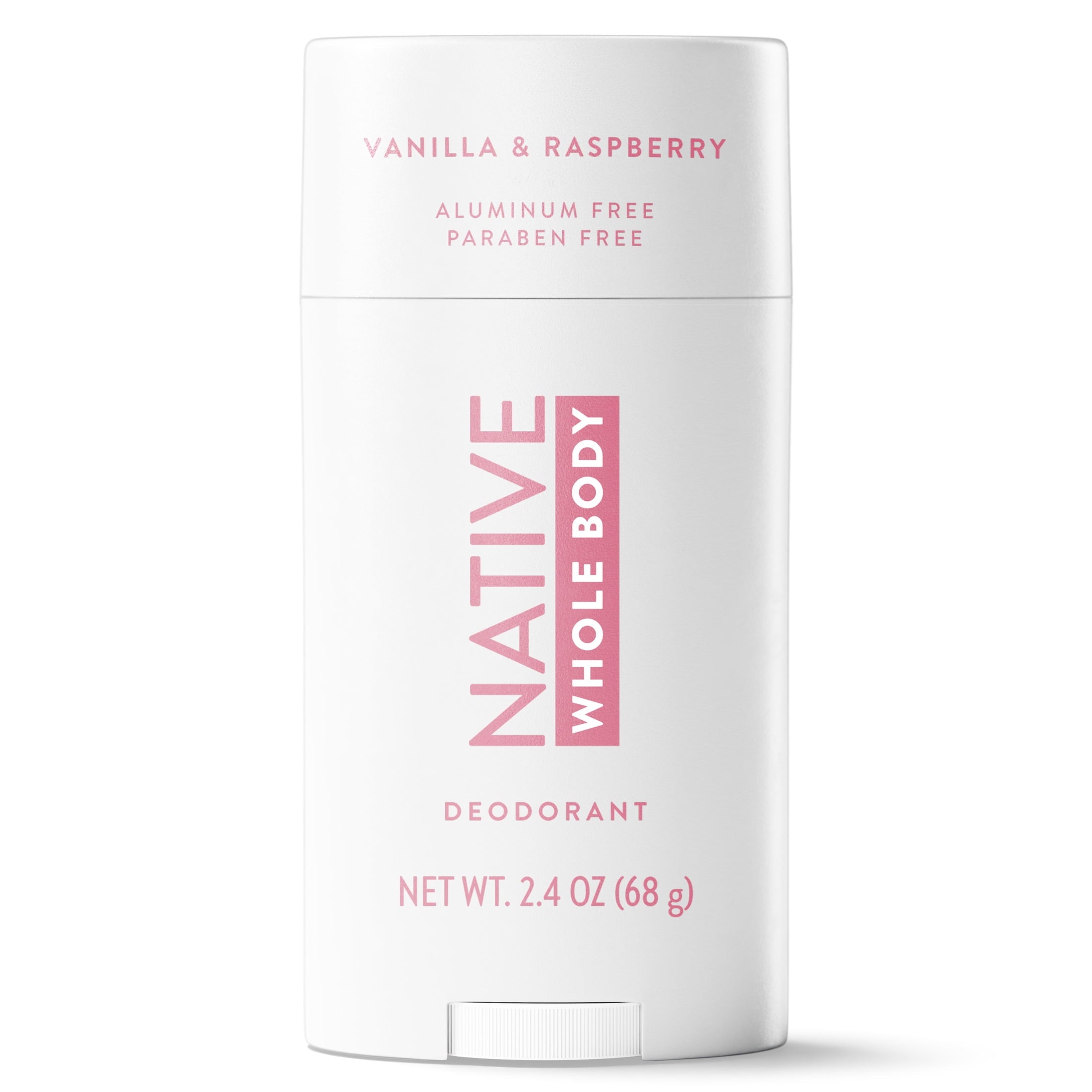 Aluminum Free Sensitive Whole-Body Deodorant Stick, Vanilla & Raspberry Scent 2.4 oz