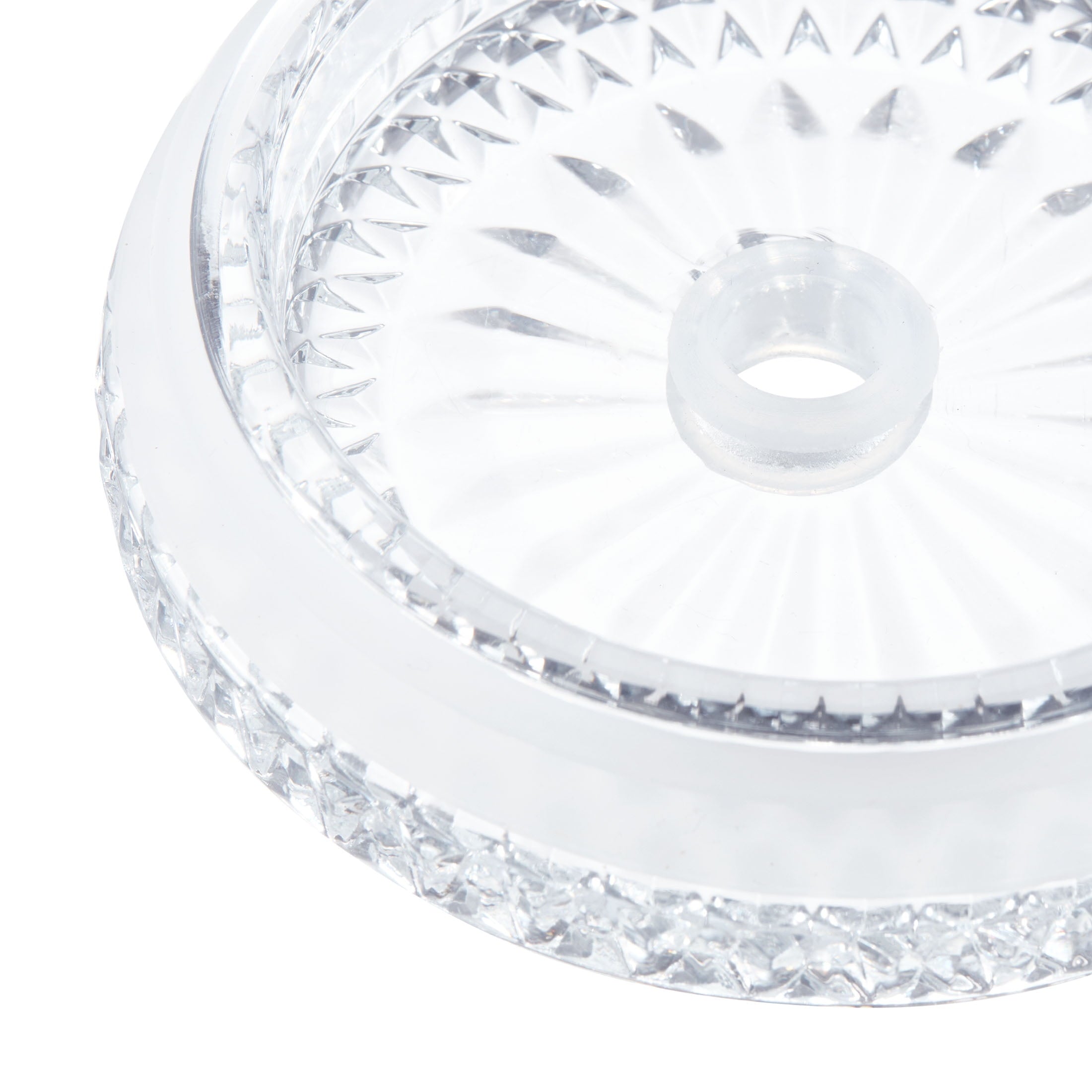 Better Homes & Gardens Glass 21oz Tumbler Ribbed with Glass Lid and Straw