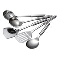 Hgehaz Silverware Set 5Pcs/Set Stainless Steel Kitchen Cooking Tools Utensil Set Spatula Spoon Scoop