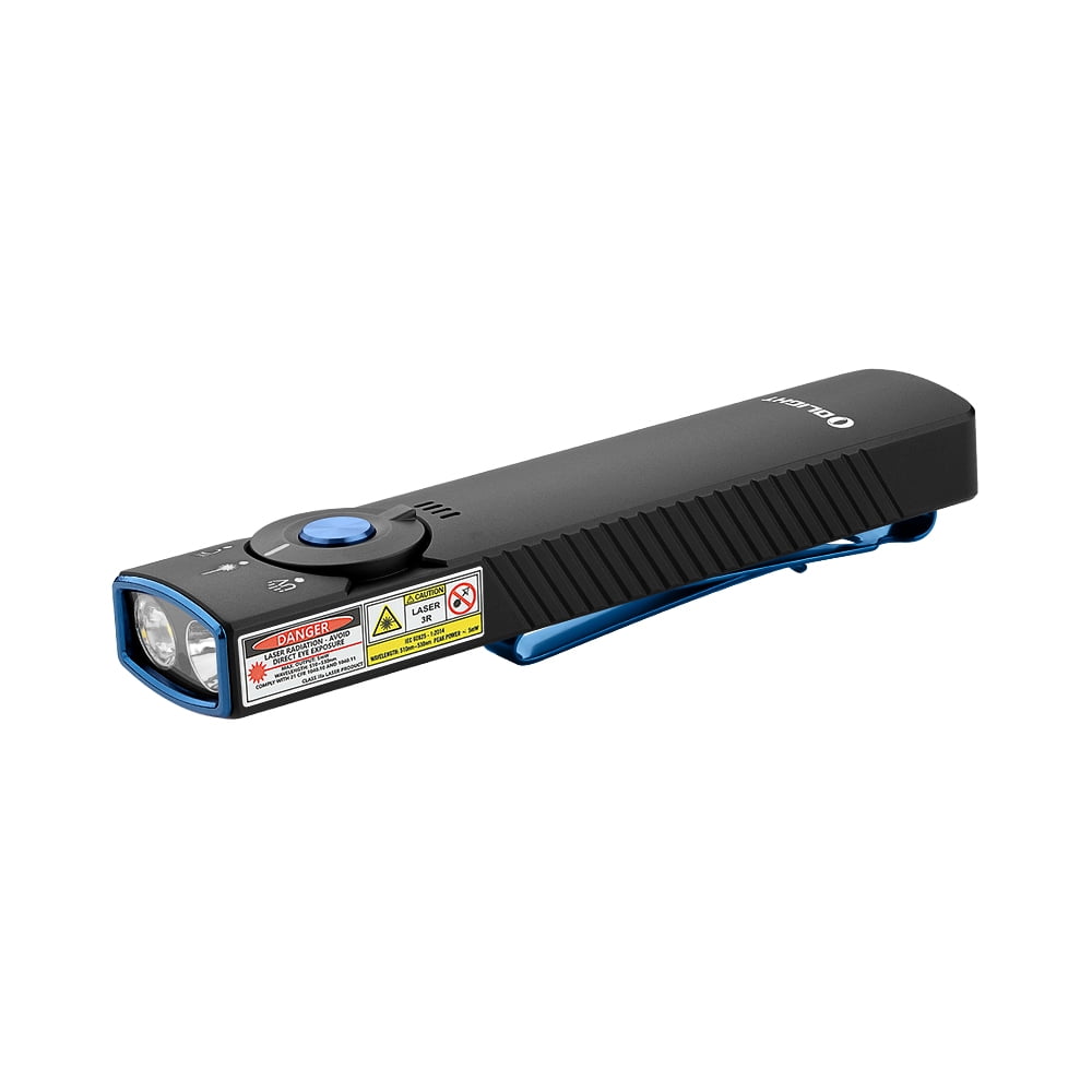 Arkfeld Pro Black NW Flat EDC Flashlight w/LED Light, UV & Laser, 1300 Lumens