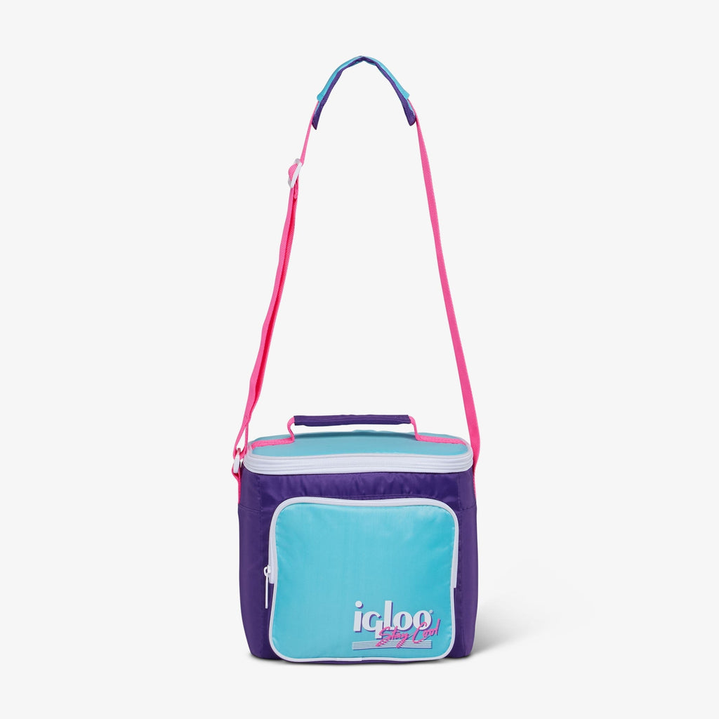 9 Can Capacity Retro Square Lunch Bag Cooler, Yellow