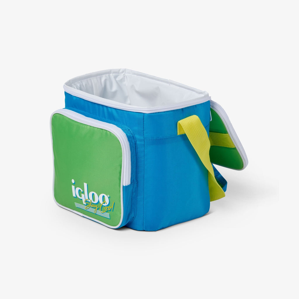 9 Can Capacity Retro Square Lunch Bag Cooler, Yellow
