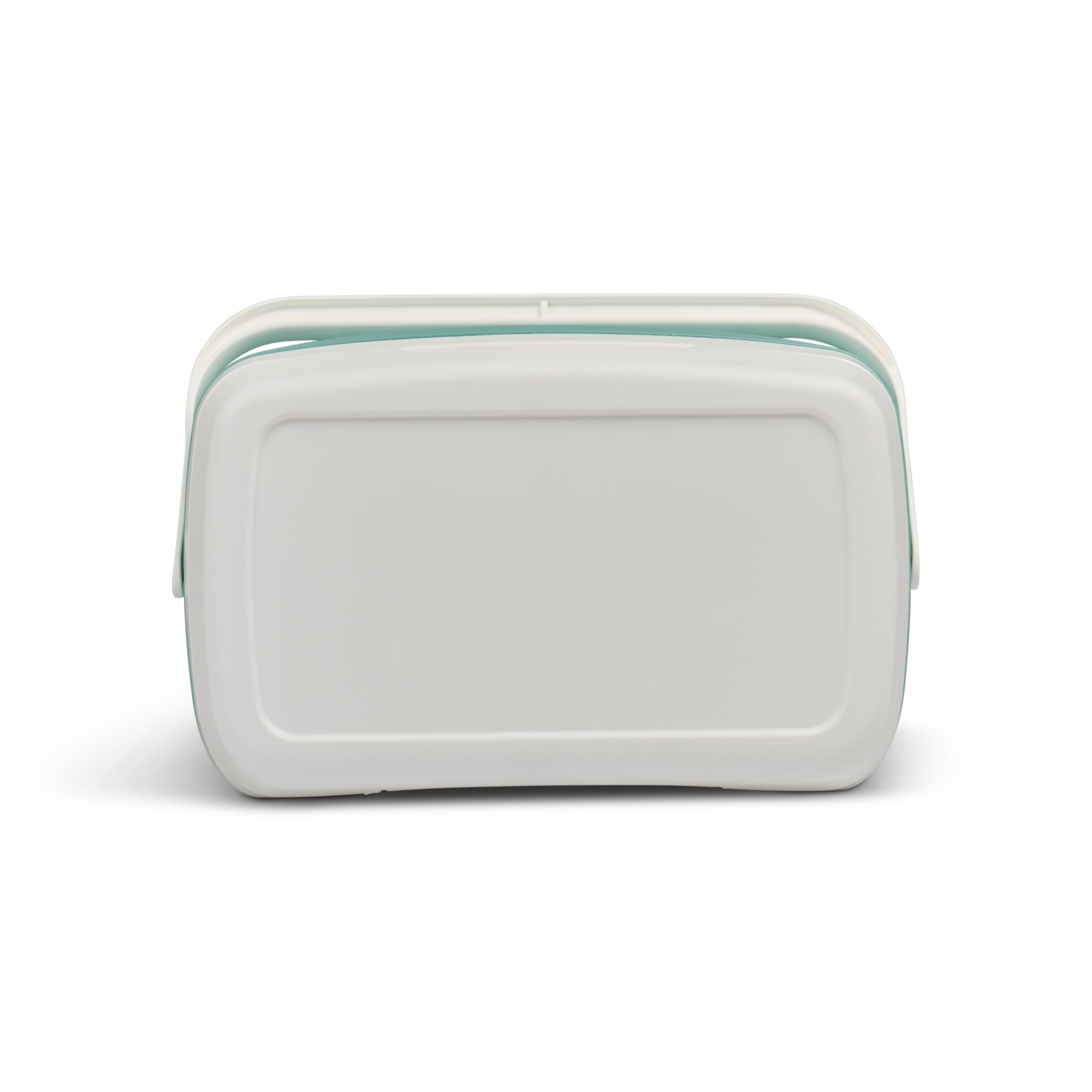 28 QT Laguna Hard-Sided Ice Chest Cooler, Aqua Blue and White