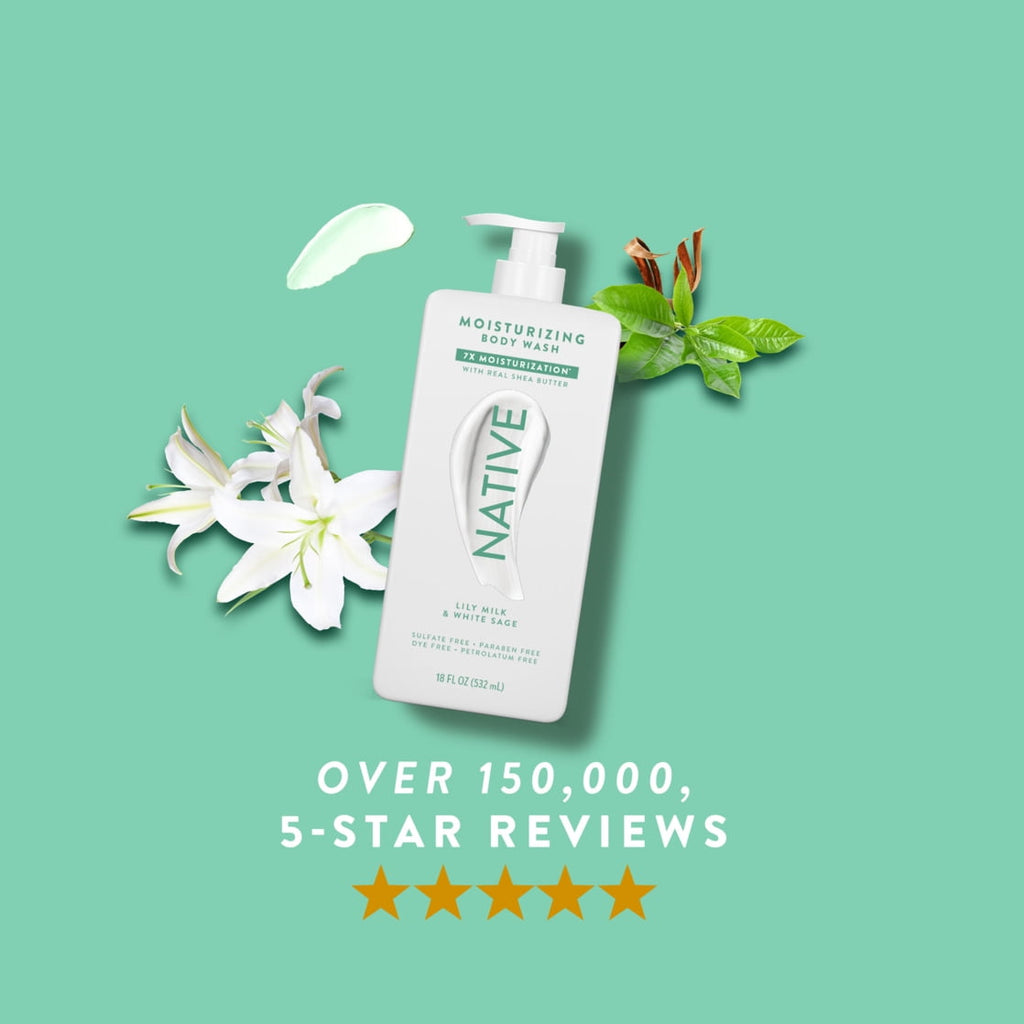 Lily Milk & White Sage Moisturizing Body Wash 18oz