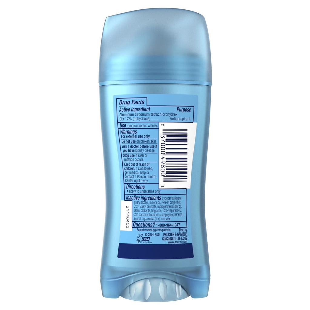 Invisible Solid Antiperspirant Deodorant, Coconut Scent, 2.6 oz