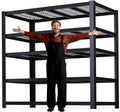 62" W 3050LBS Storage Shelves Unit,5 Tier Heavy Duty Metal Shelving Unit and Storage Large Rack,72" H x62 W x24 D Adjustable Metal Shelving Unit,Garage Shelves for Basement,Warehouse