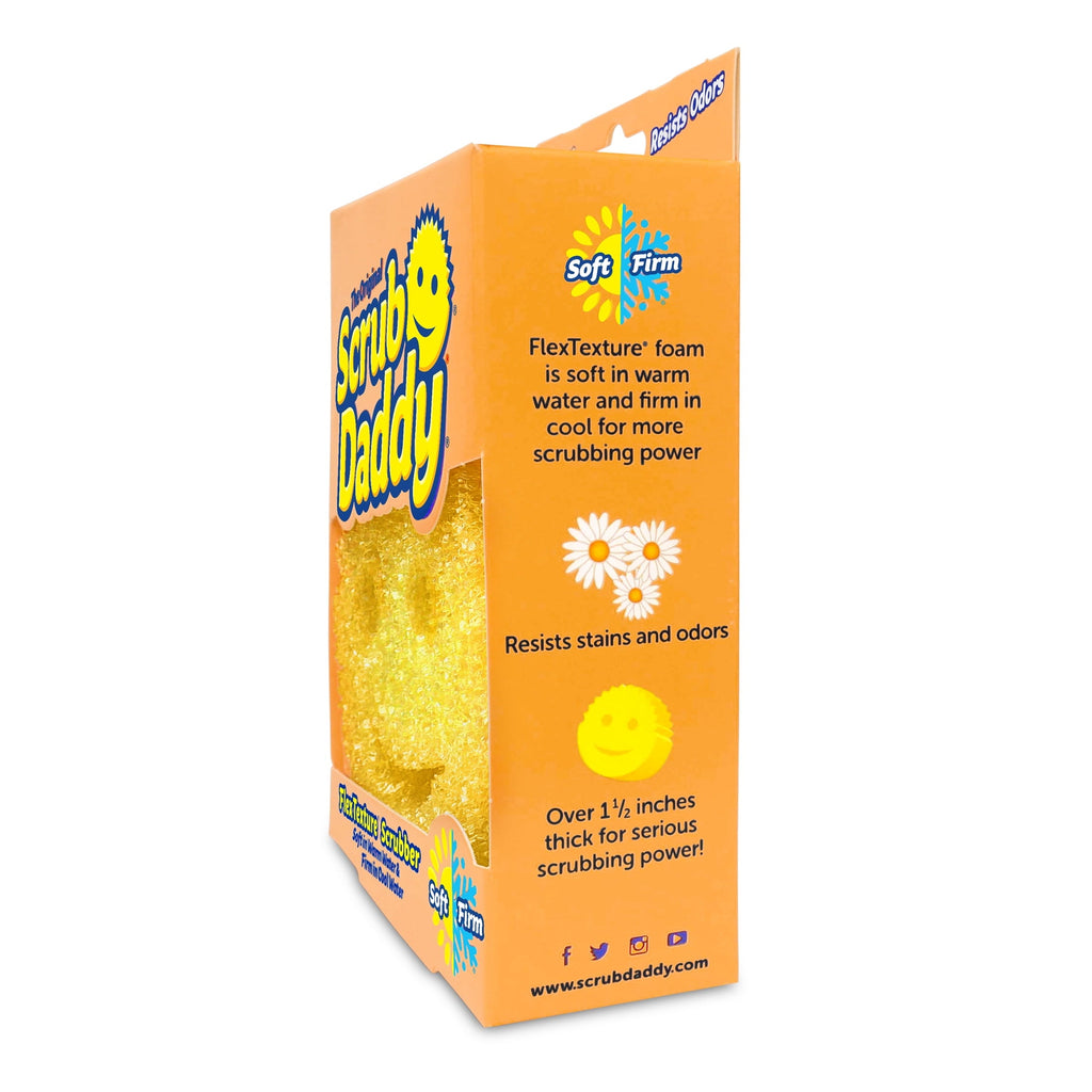 (3 pack) Scrub Daddy Original Sponge Scratch-Free Dish Scrubber, Kitchen & Bath Cleaning Supplies. Scrubbies & Esponjas De Fregar Platos