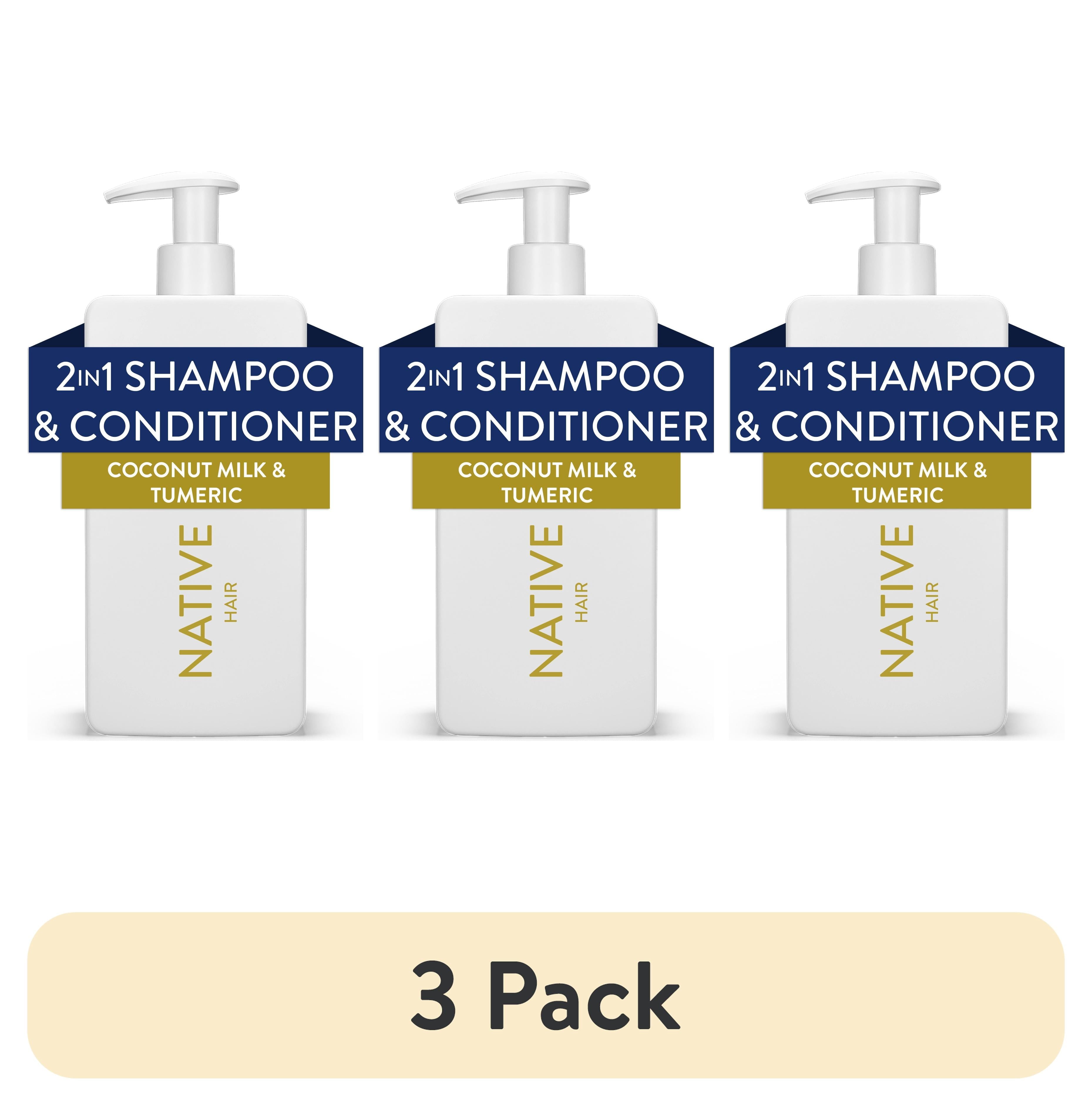 Curl Care 2-in-1 Mens Shampoo and Conditioner Coconut Milk and Turmeric 16.5 fl oz