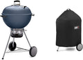Weber Master-Touch 22" Charcoal Grill Slate Blue with Cover