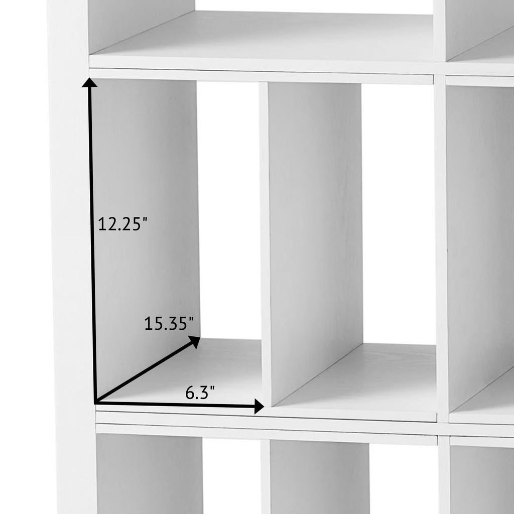 Better Homes & Gardens H Shelf Insert for Cube Organizers, White Texture