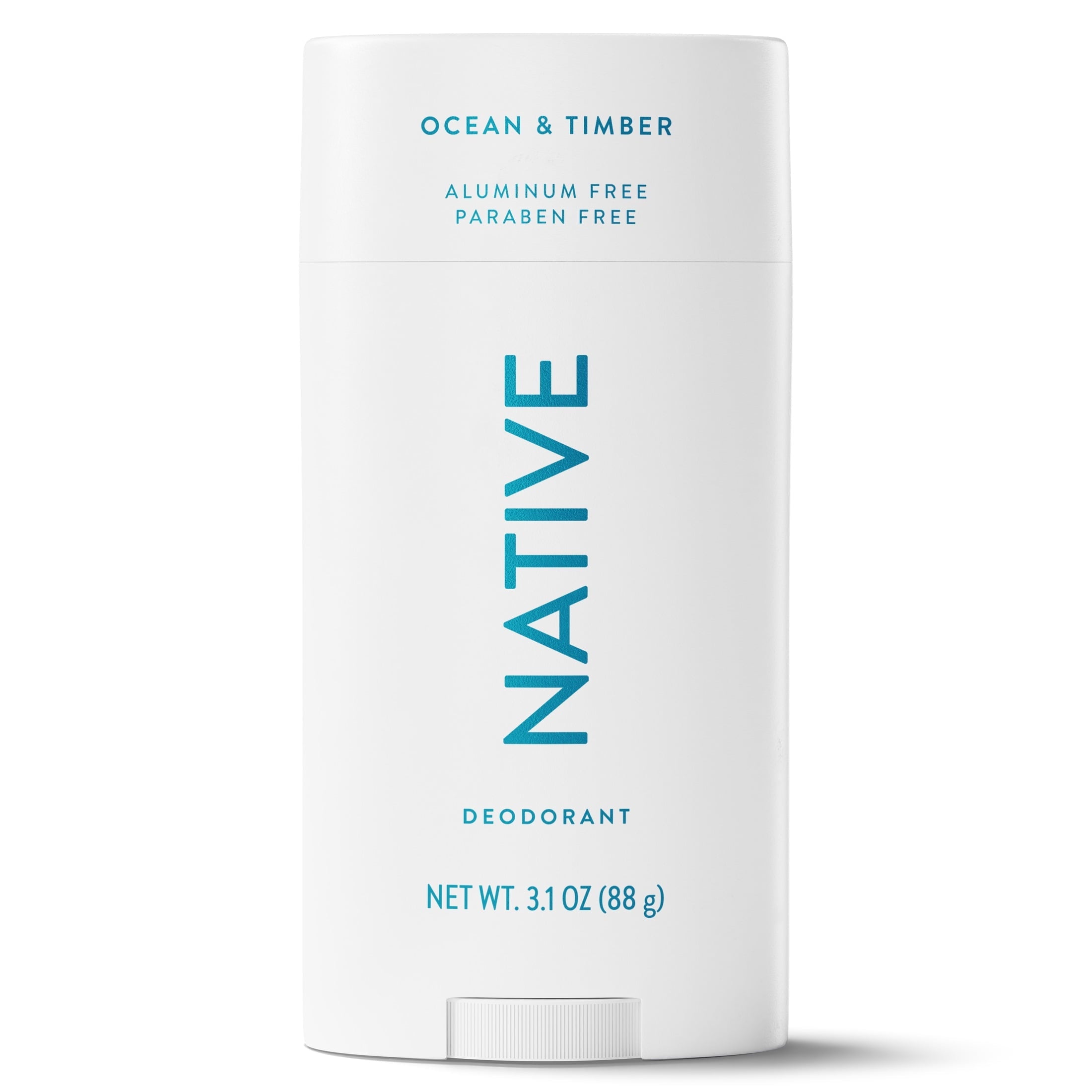 Aluminum Free Deodorant For Men, 72 Hour Solid Deodorant Stick, Ocean & Timber, 3.1oz