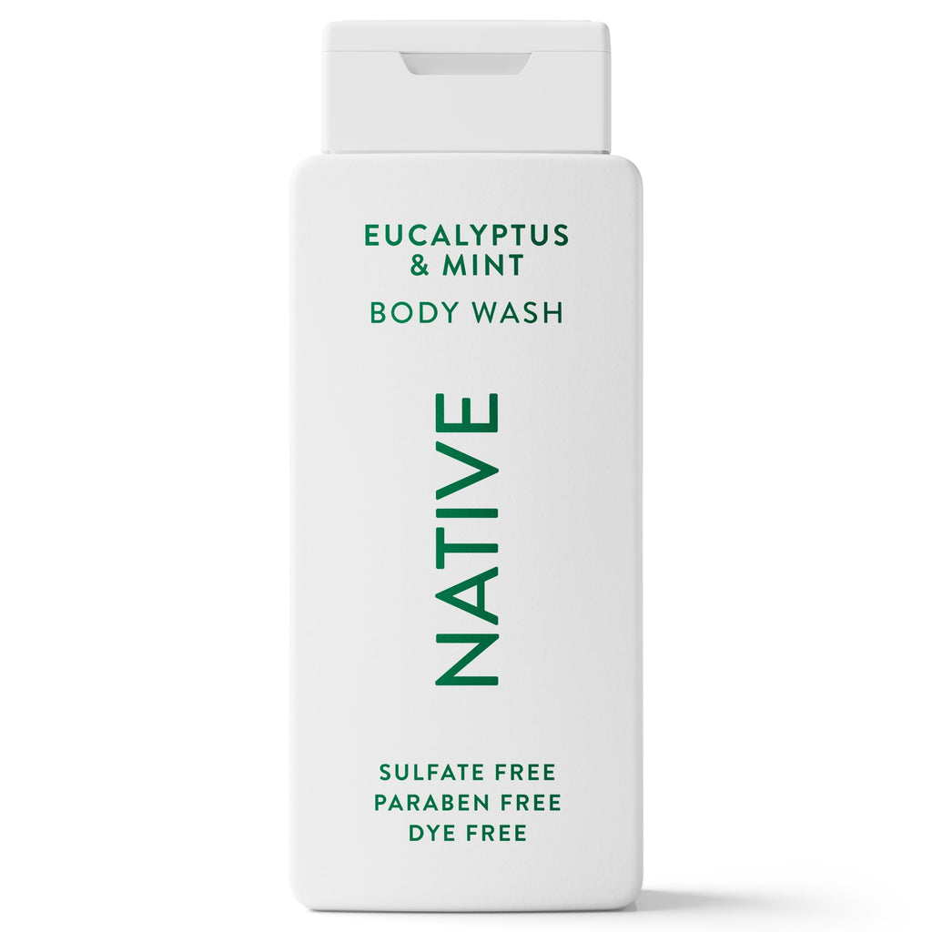 Body Wash, Eucalypts & Mint, Sulfate Free, Naturally Derived Ingredients, 24hr Freshness, for Women & Men, 18fl oz