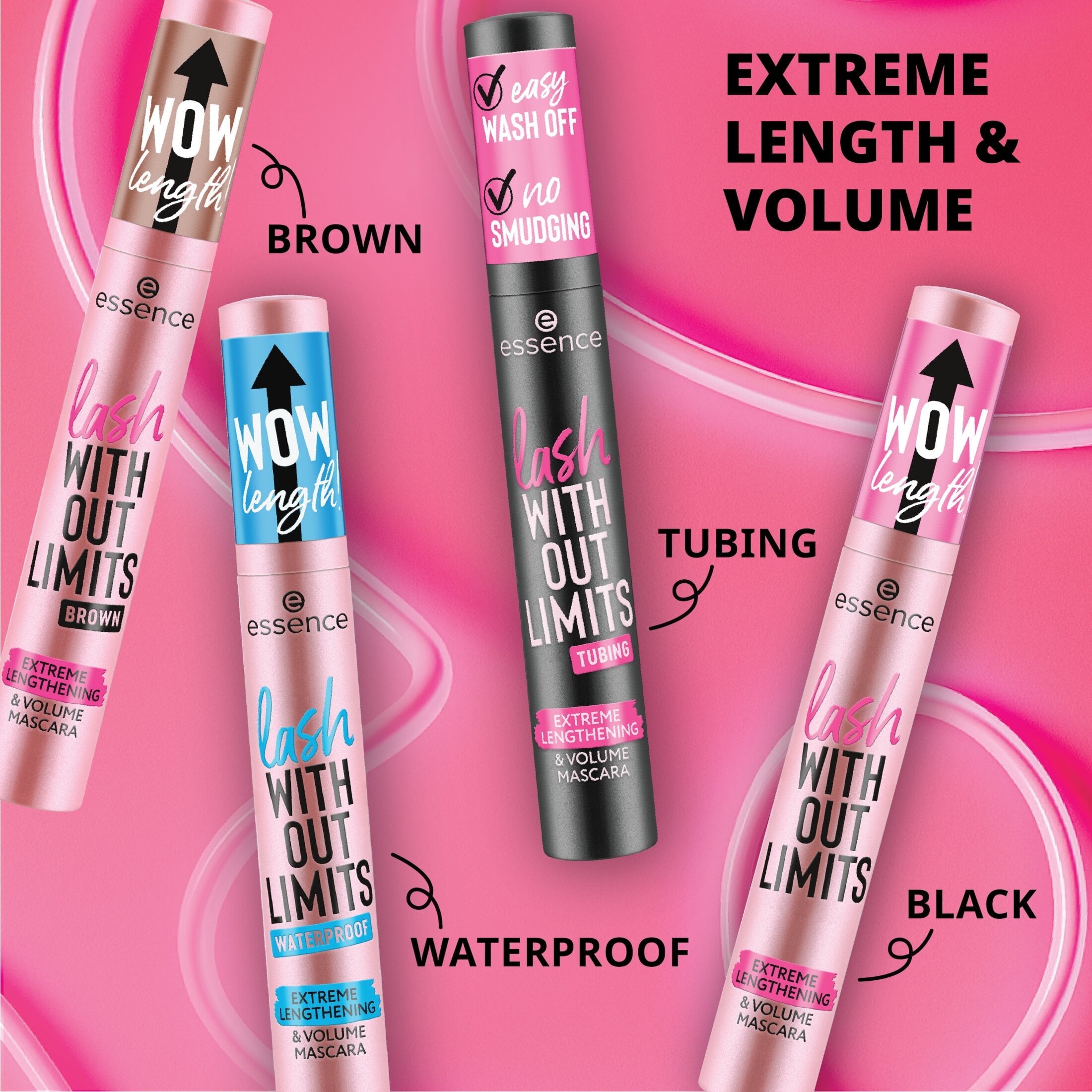 Lash Without Limits Extreme Lengthening & Volume Mascara, 01 Ultra Black