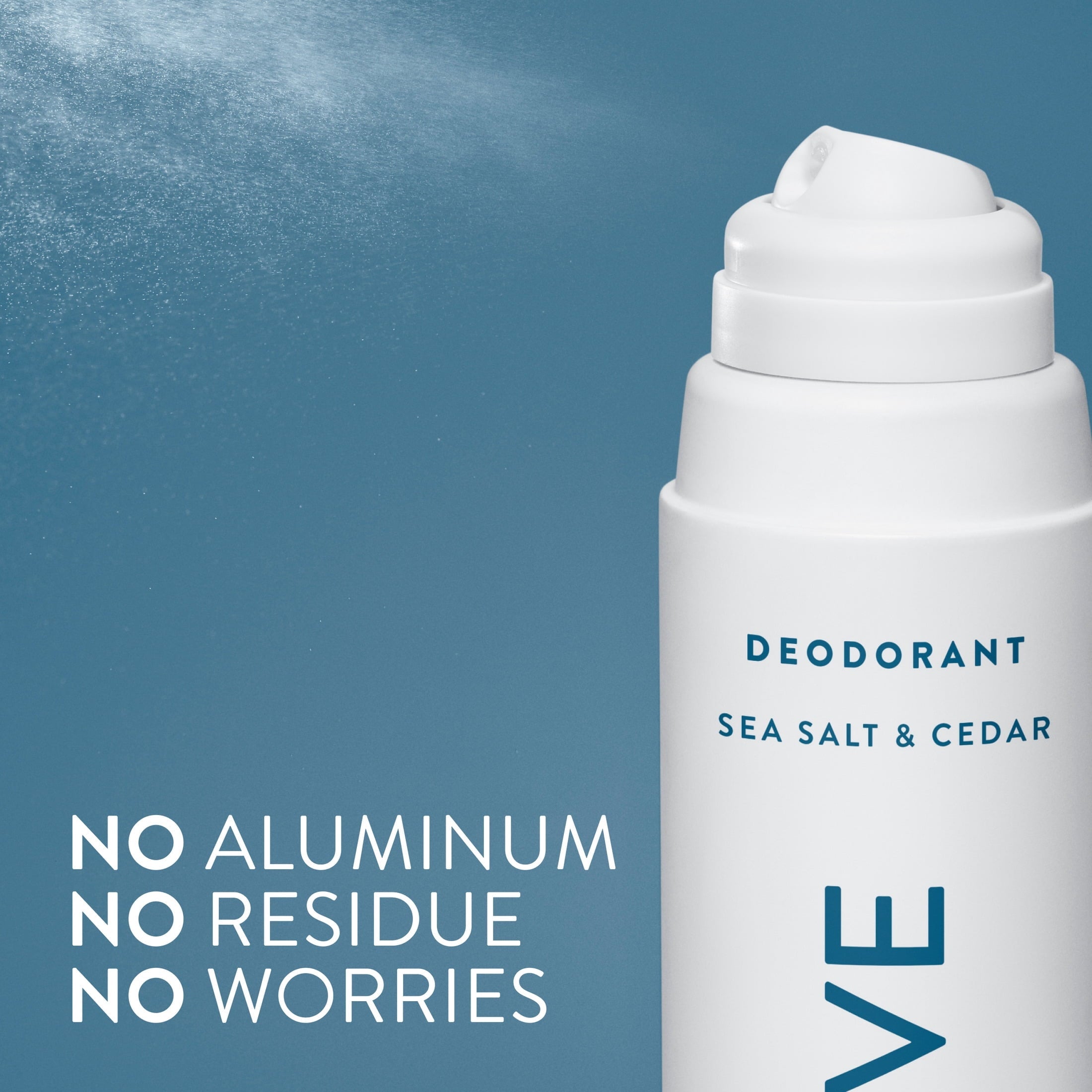 Aluminum Free Deodorant Spray For Men, 72 Hour Deodorant Spray, Sea Salt & Cedar, 3.5oz