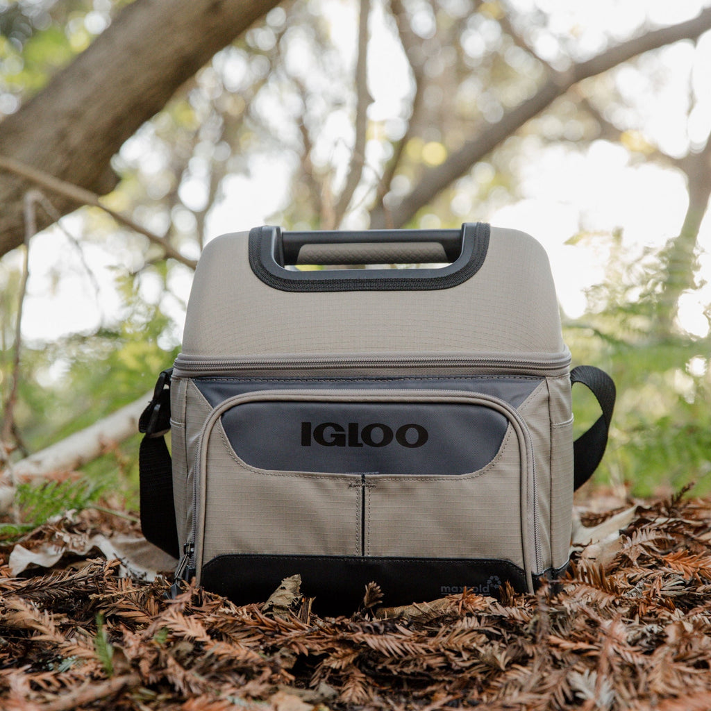 Igloo 22 Can Capacity Trek Gripper Soft Sided Cooler, Sandstone Tan
