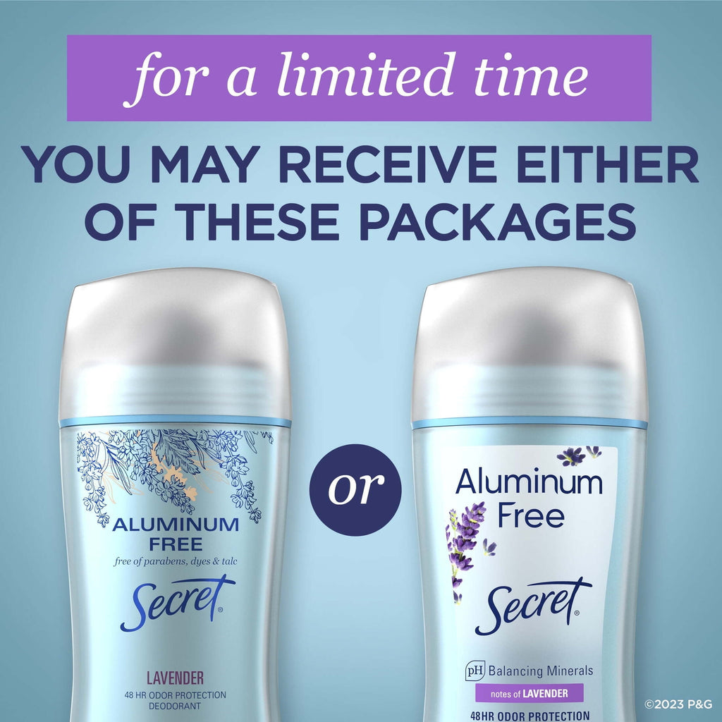 Aluminum Free Deodorant for Women, Lavender, 2.4 oz