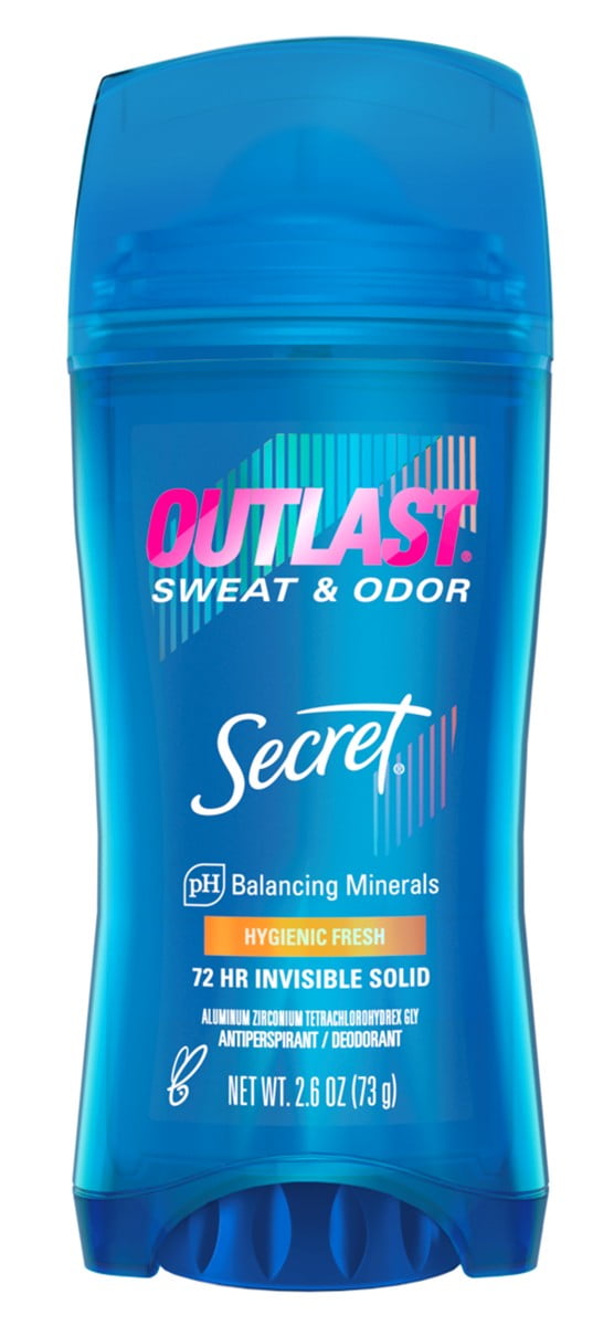 Deodorant Outlast 2.6oz Invisible Solid Hygienic Fresh