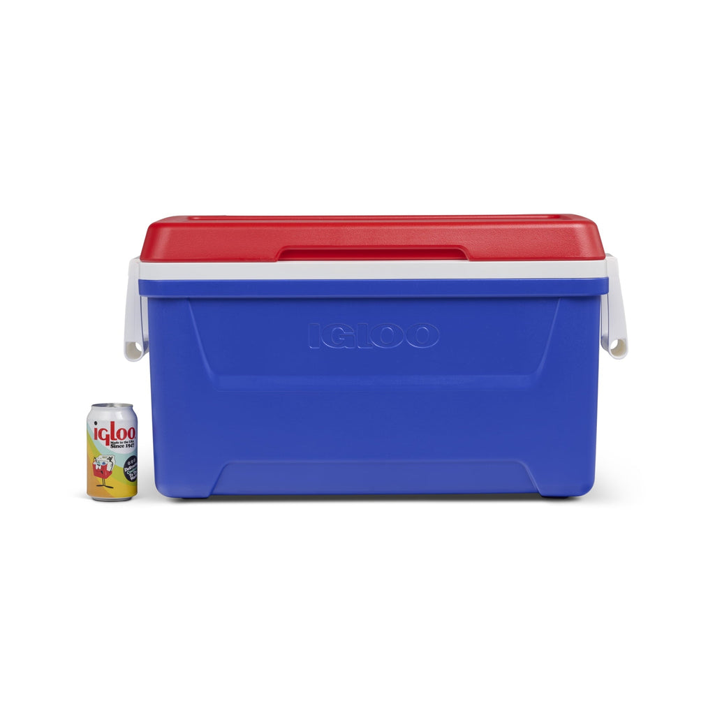 48 QT Laguna Hard Sided Ice Chest Cooler, Red