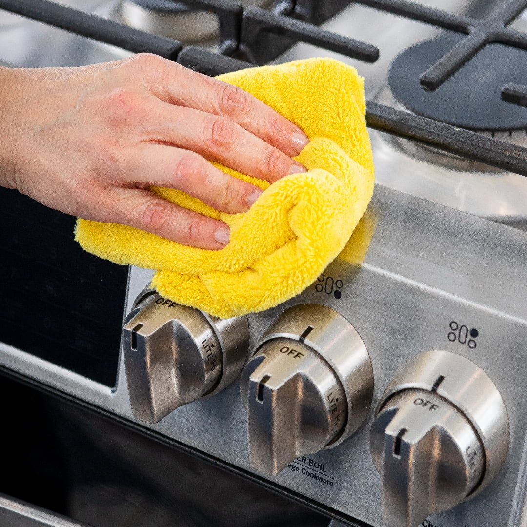 Microfiber Towels Multipurpose Microfiber Household Cleaning Cloth, 2 Count, Multicolor