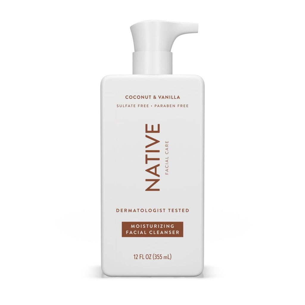 Moisturizing Facial Cleanser, Coconut & Vanilla, Sulfate Free, for All Skin Types, 12 fl oz