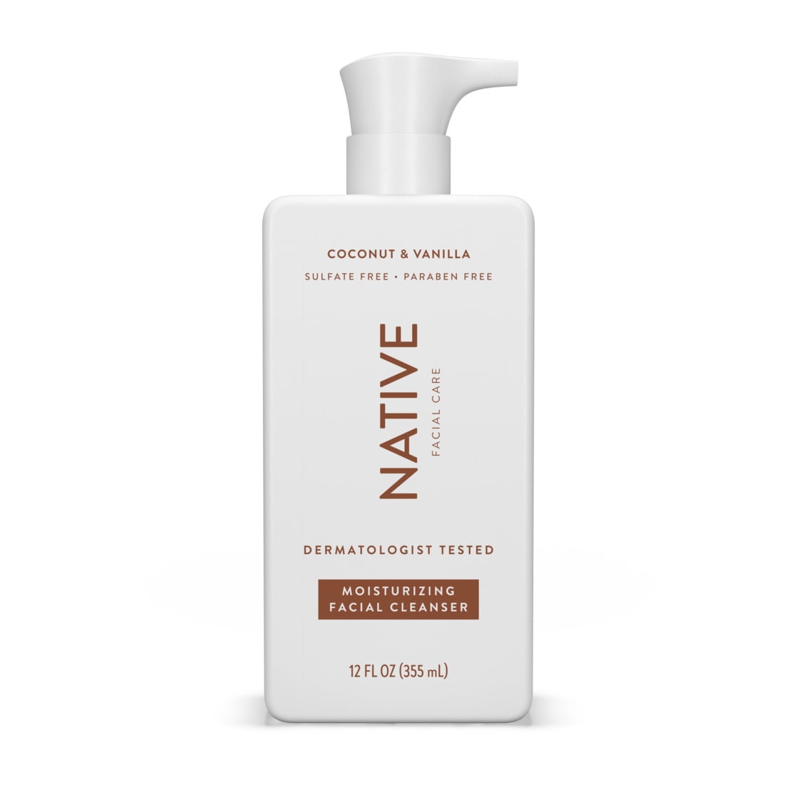 Moisturizing Facial Cleanser, Coconut & Vanilla, Sulfate Free, for All Skin Types, 12 fl oz