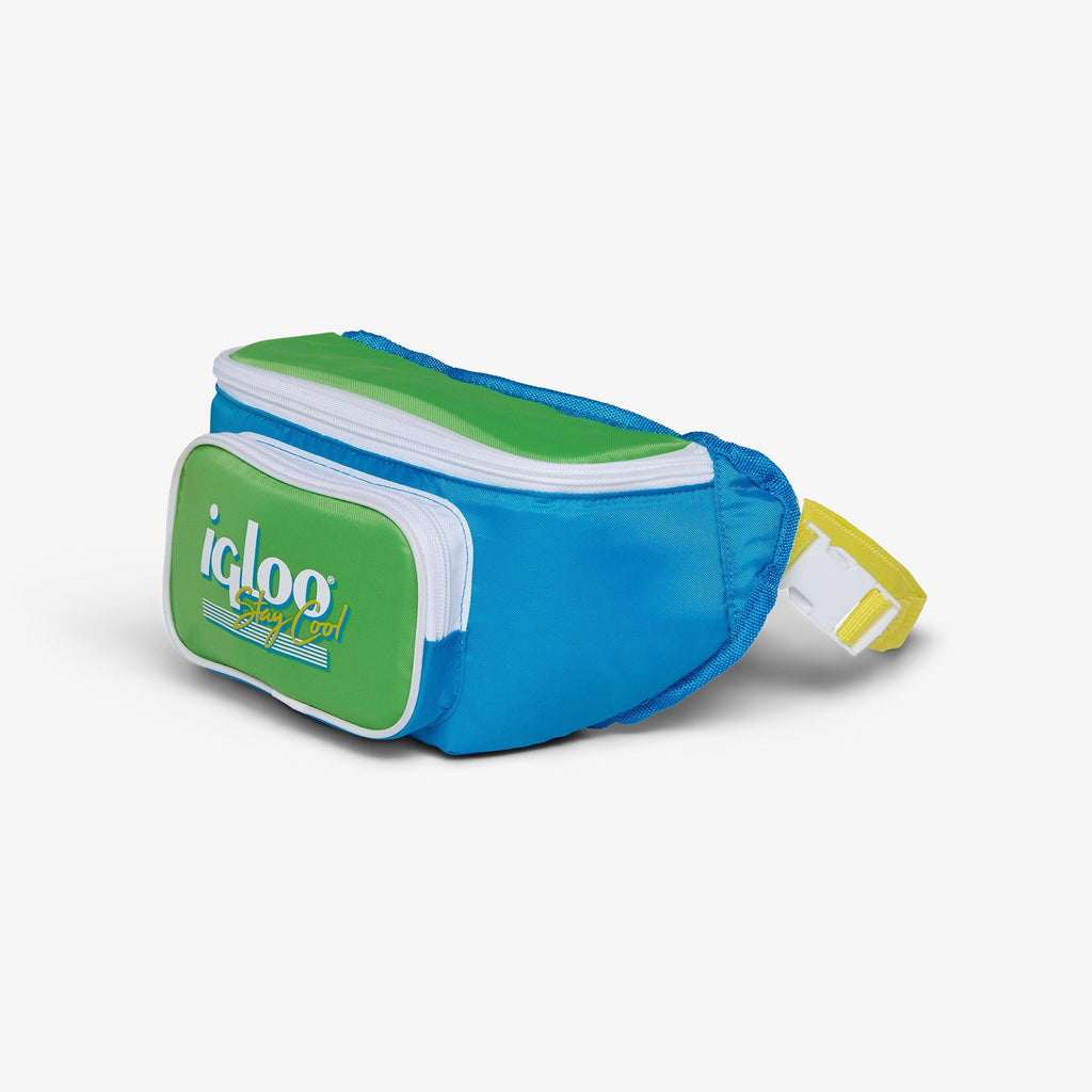 3 Can Capacity Retro Fanny Pack Cooler Bag, Lilac Purple