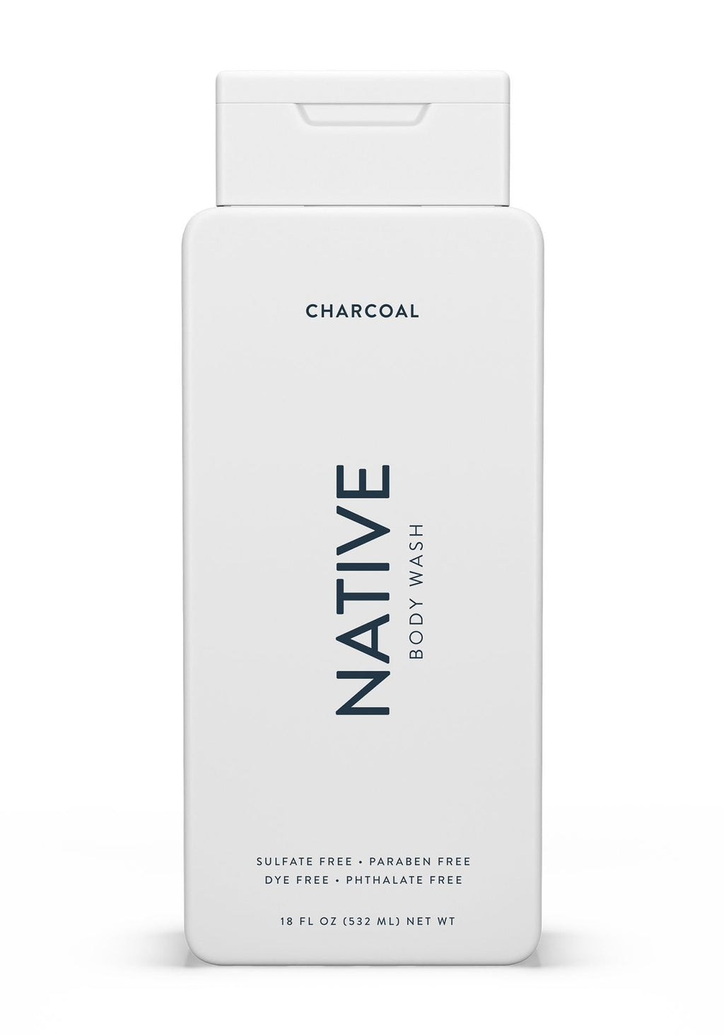 Body Wash, Charcoal, Sulfate Free, Paraben Free, for Men and Women, 18 oz