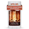 Aluminum Free Deodorant, Limited Edition Brown Sugar Boba, 72 Hour Odor Protection, for Women and Men, Boba Café, 2.65oz