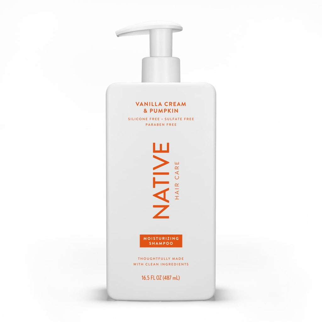 Limited Edition Moisturizing Shampoo, Vanilla Cream and Pumpkin, for Women and Men 16.5 oz