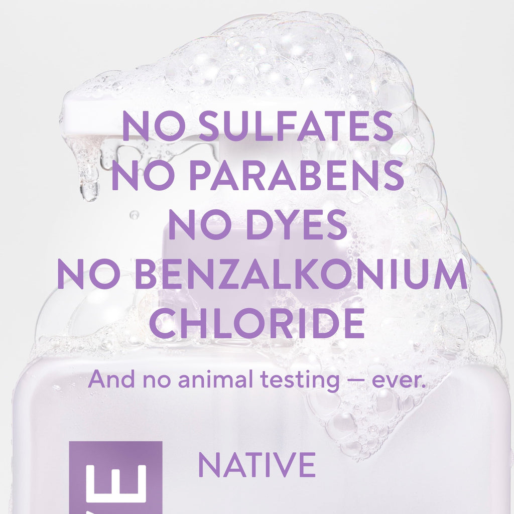 Liquid Hand Soap, Lilac & White Tea, Non-drying, Naturally Derived Cleansers, Sulfate Free, 13 fl oz